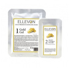 ELLEVON премиум Альгинатная маска  с золотом (гель + коллаген)