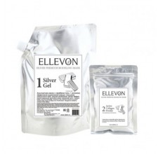 ELLEVON премиум Альгинатная маска  с серебром (гель + коллаген) 1000 ml+ 100 g